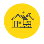 Huisrenovatie en uitbreiding logo
